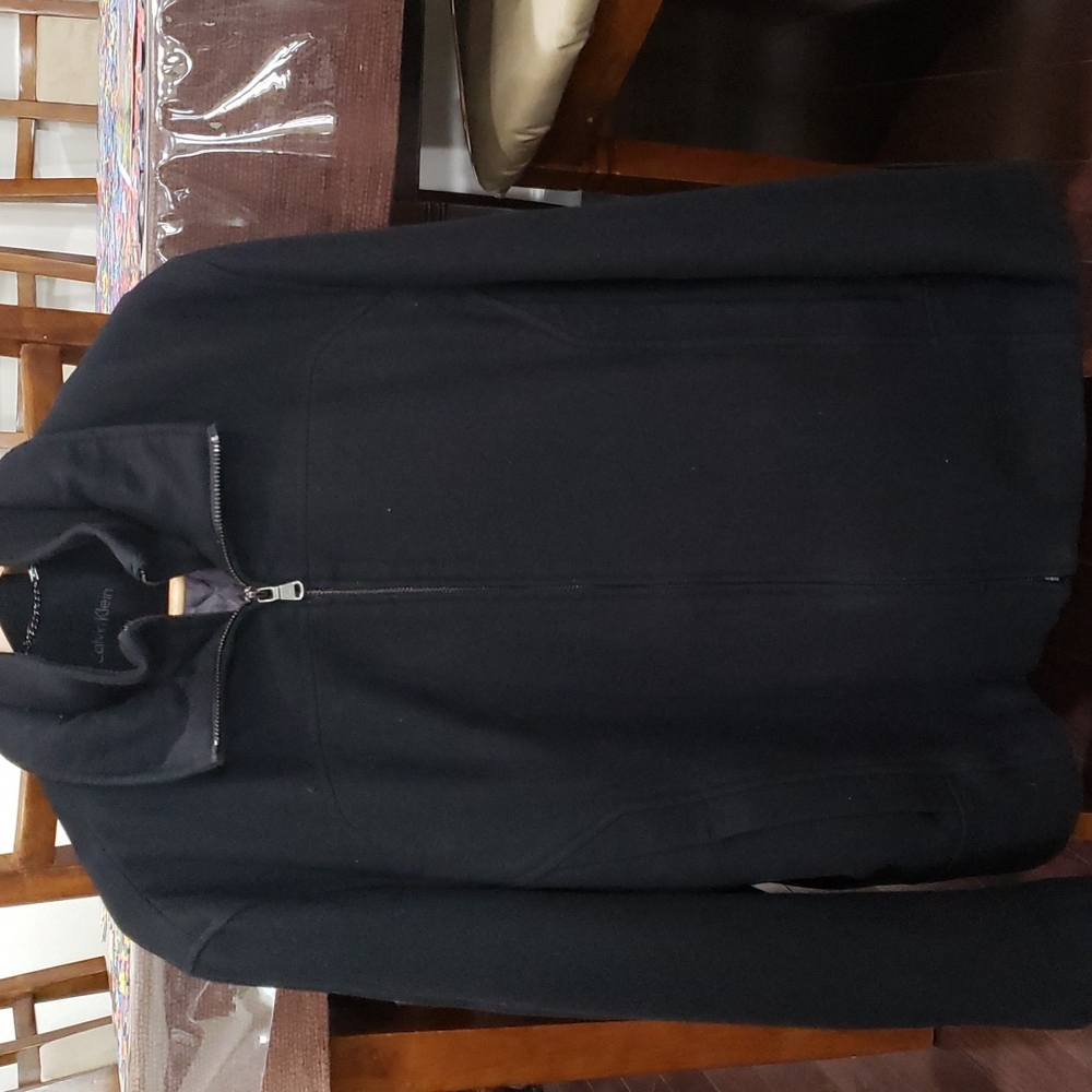 Calvin Klein Men's Pea Coat black medium